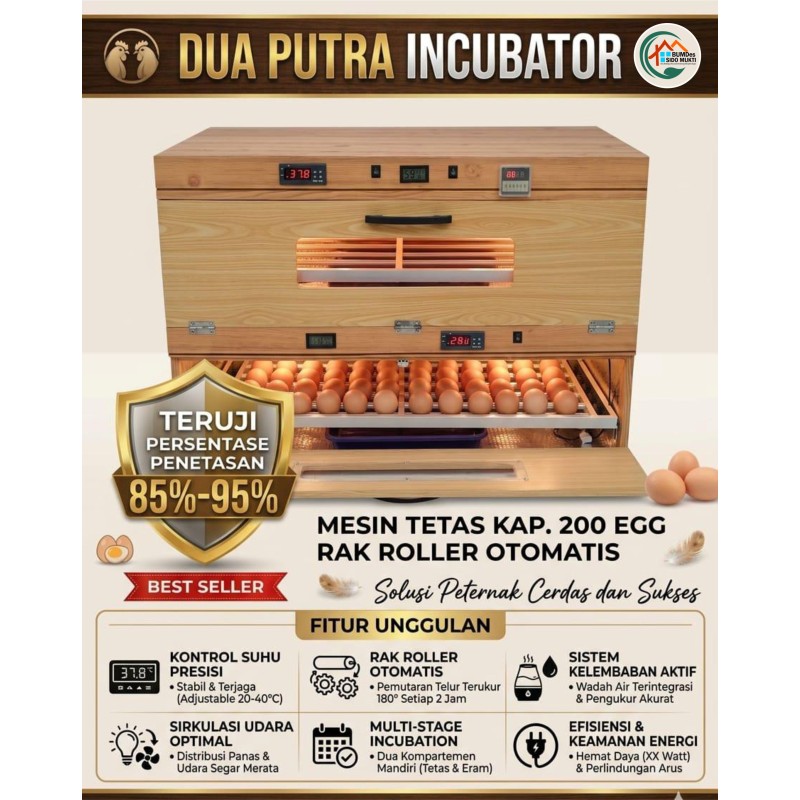 Mesin Tetas Telur Otomatis